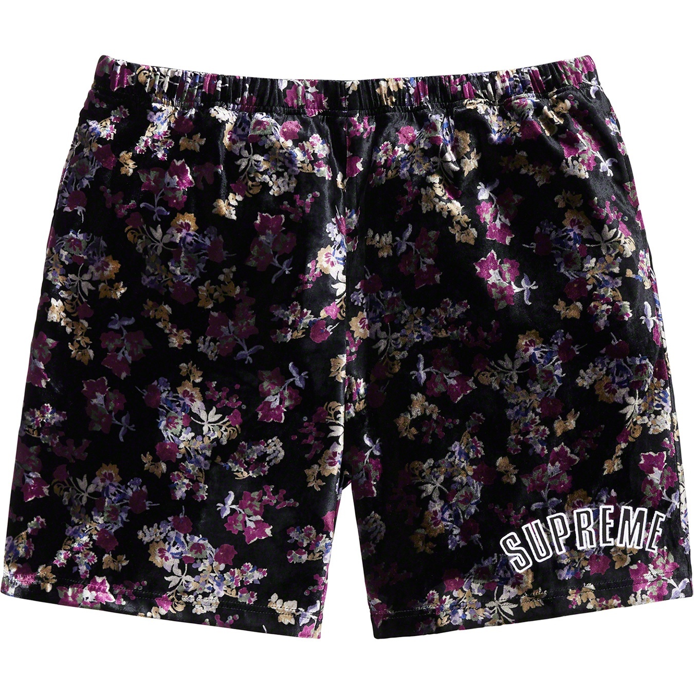 Floral Velour Short view 2